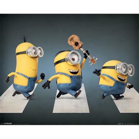 Abbey Road Minions Mini Poster £2.99
